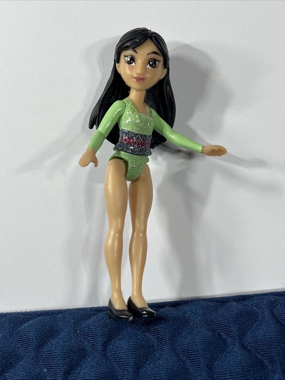 Mulan 3.75" Mini Doll From The Ultimate Princess Pack Glitter Accents